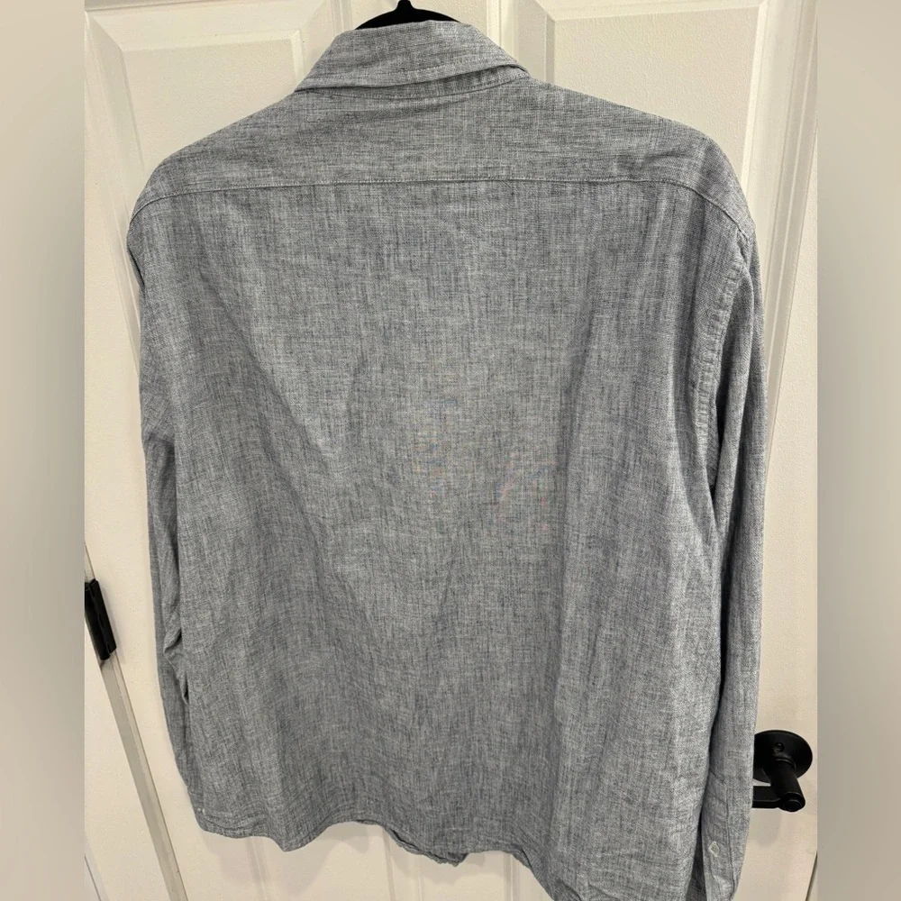 Banana Republic gray XL “untucked” Oxford
